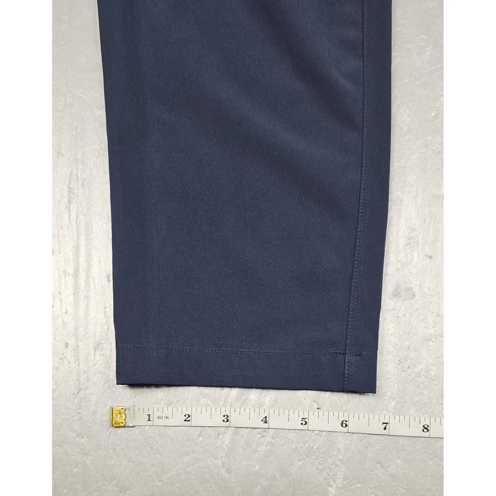 Fabletics The Only Pants Mens 33x32 Blue 4-Way Stretch Athleisure Performance